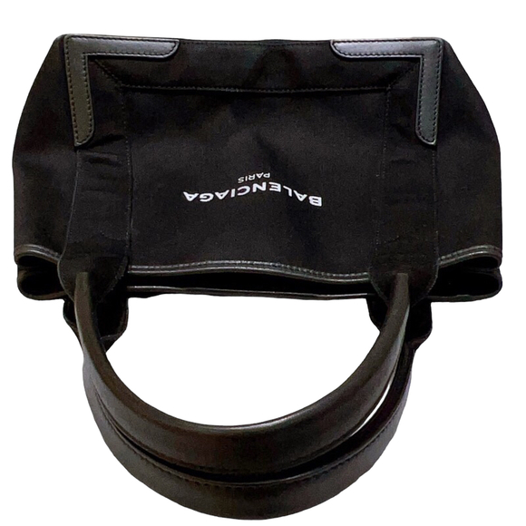 Balenciaga Cabas Small Canvas Tote Bag Navy - Picture 3 of 9